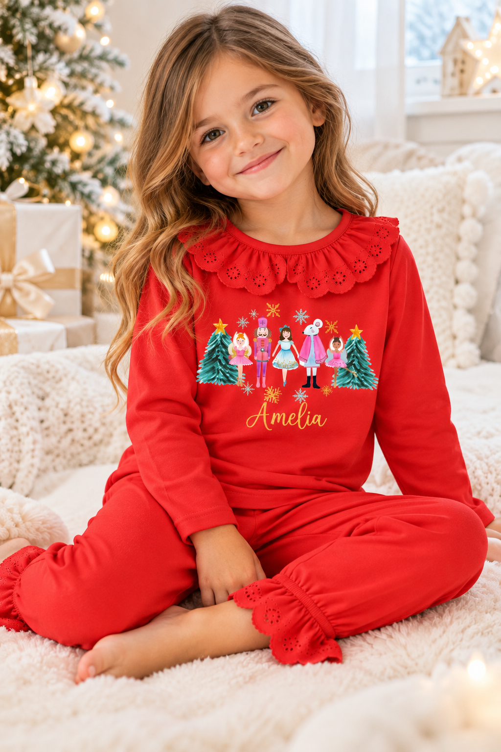 Luxury Nutcracker Children's Christmas Cotton Pyjamas