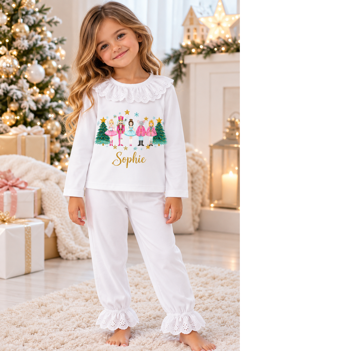 Luxury Nutcracker Children's Christmas Cotton Pyjamas