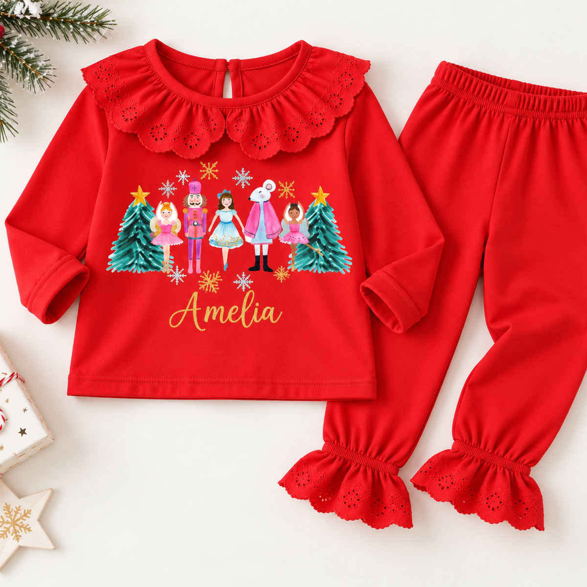 Luxury Nutcracker Children's Christmas Cotton Pyjamas