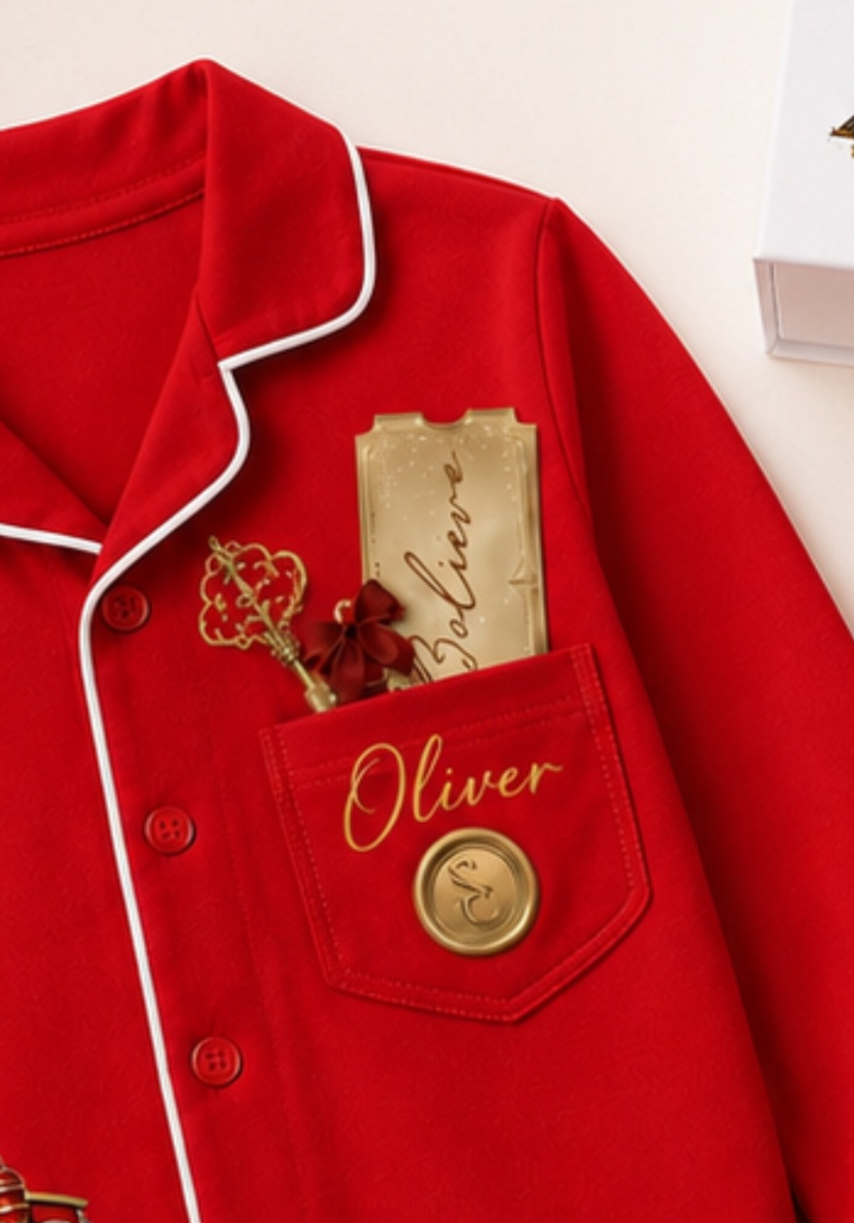 Personalised Family Polar Express Christmas Pyjamas