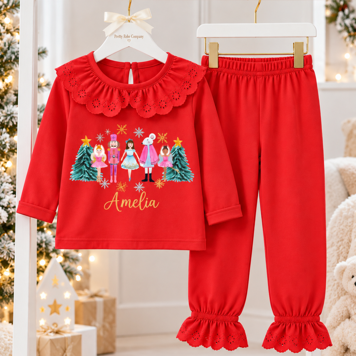 Luxury Nutcracker Children's Christmas Cotton Pyjamas