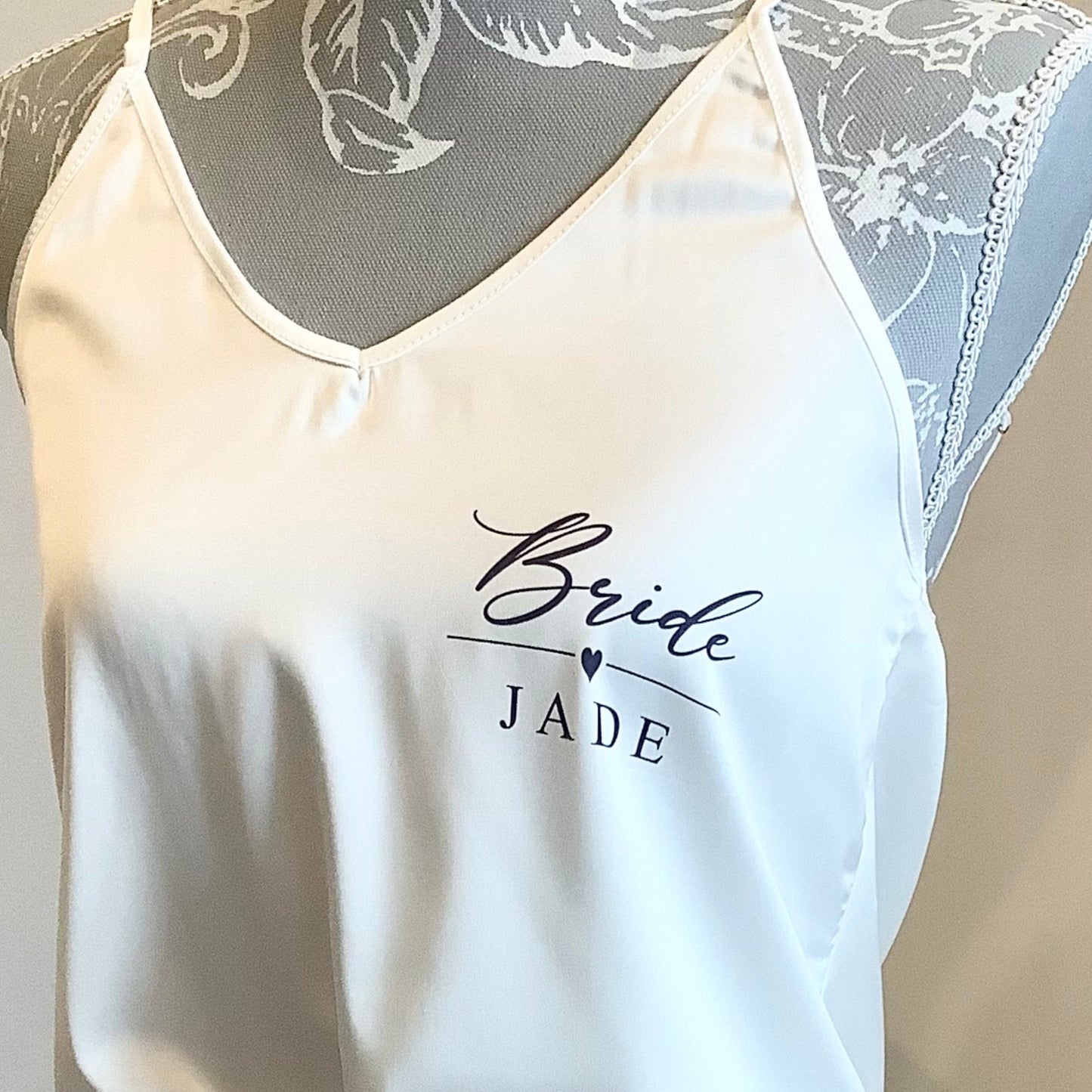 Bridesmaid Satin Cami Pyjamas Set, Hen Party PJs