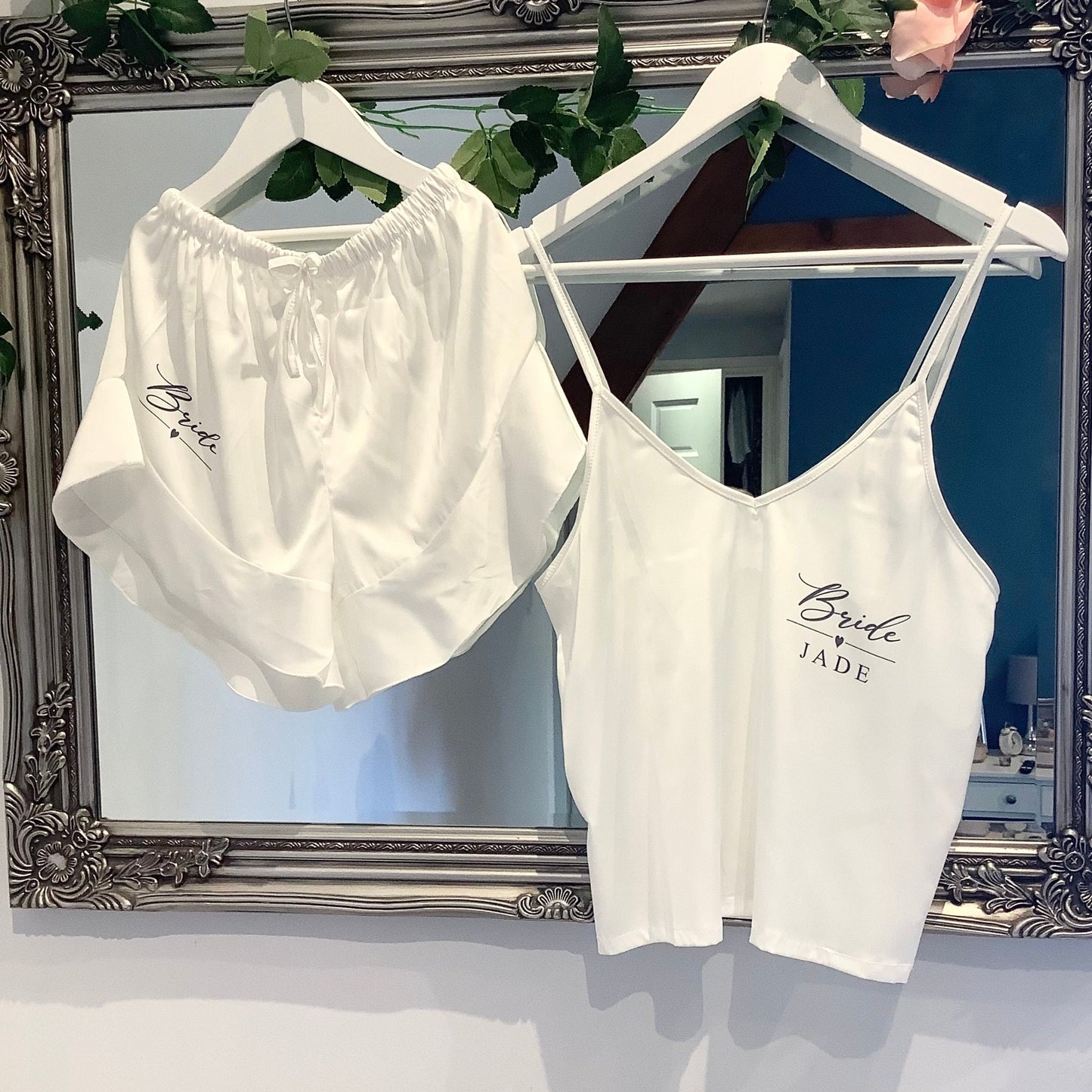 Bridesmaid Satin Cami Pyjamas Set, Hen Party PJs