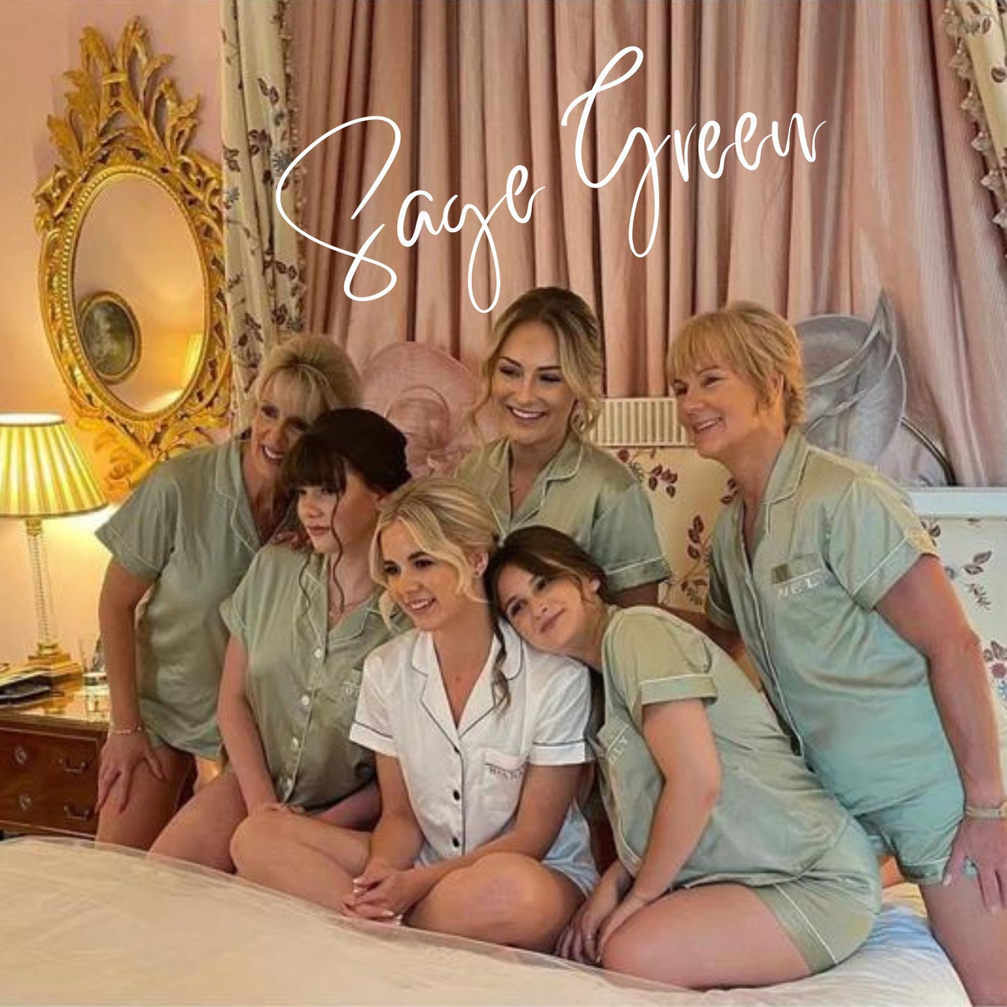 Personalised Satin Pyjamas - Bride & Bridesmaid Wedding PJs