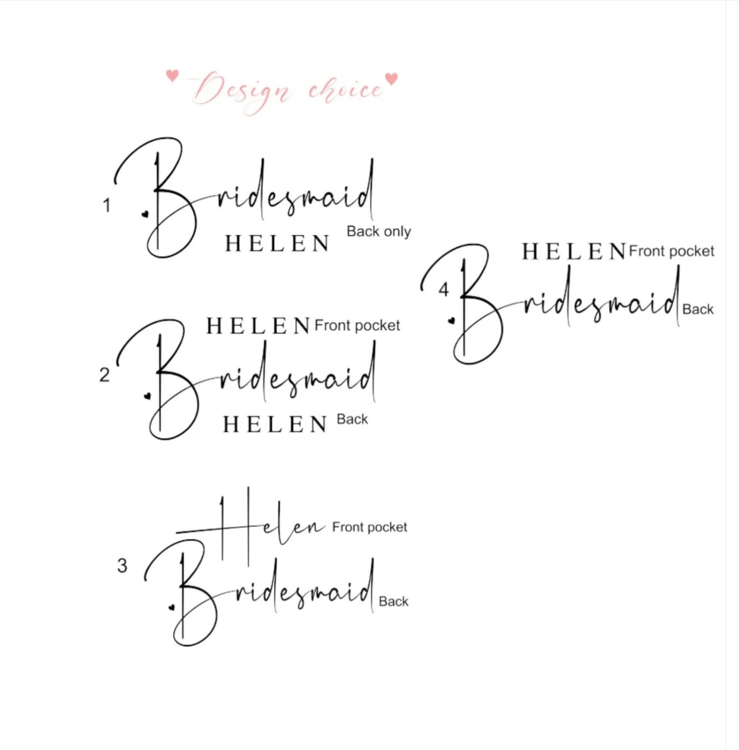 Bridesmaid matte satin long trouser short sleeved Pyjama Set, custom wedding pyjamas
