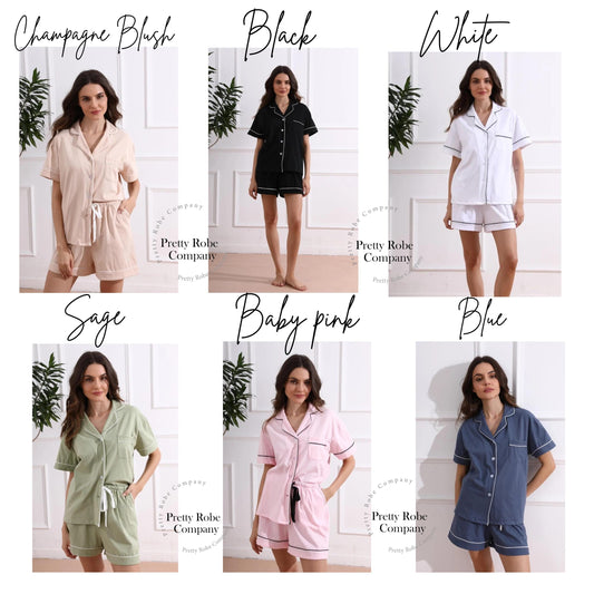 Personalised Cotton Birthday Pyjamas  Custom Name & Age PJs | Soft Birthday Girl Sleepwear Set