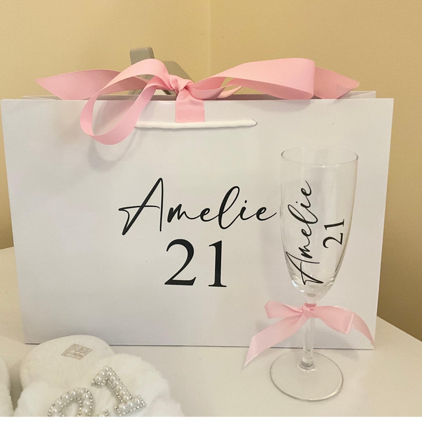 Ladies Cotton Birthday PJs  Personalised Long Pyjama Set - birthday gift for her